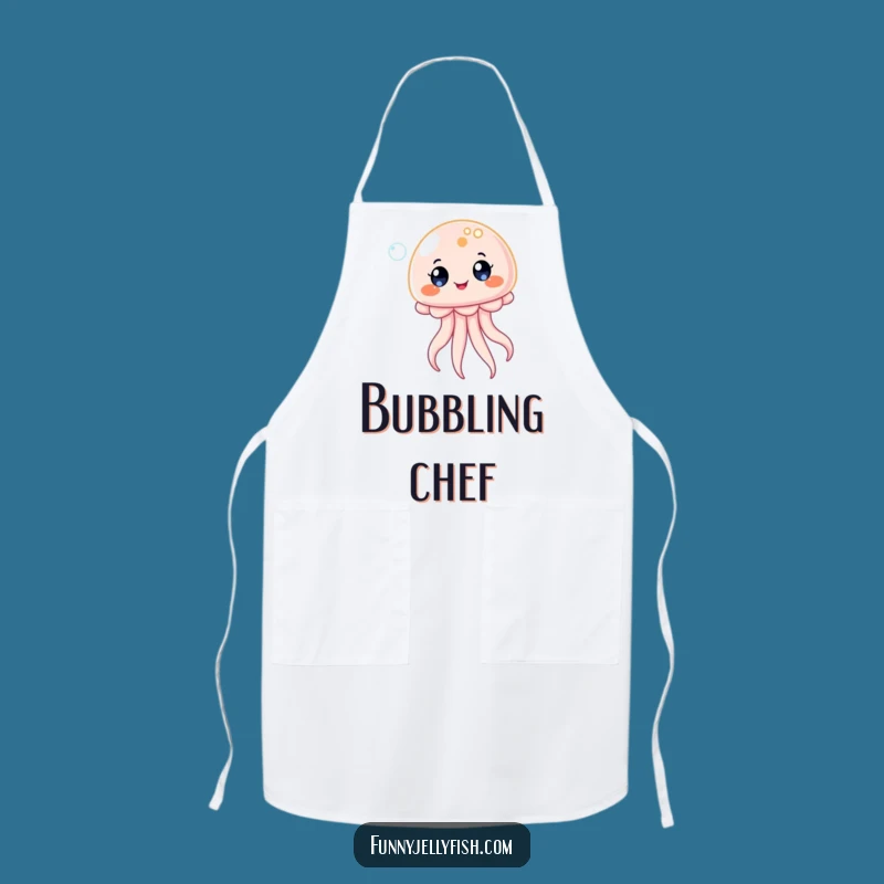 Funny Kawaii Jellyfish Bubble Apron - Cook with Joy