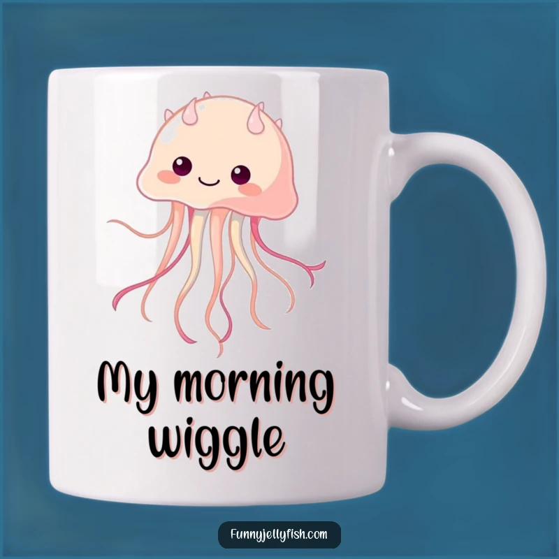 Funny Kawaii Jellyfish Dancer Mug - A Hilarious Gift for Dance Lovers