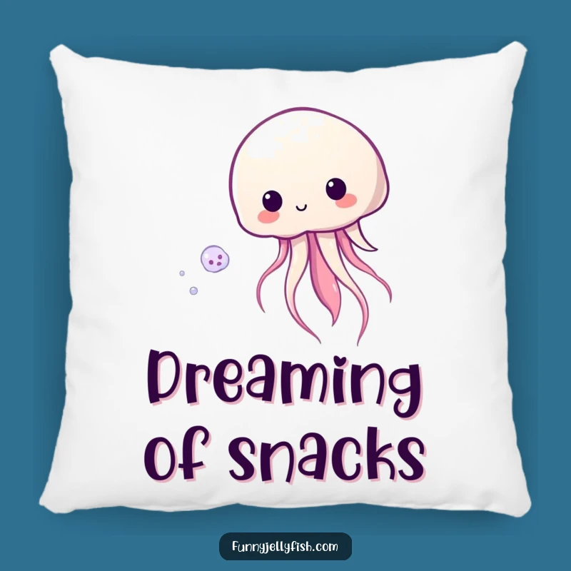 Cozy Funny Kawaii Jellyfish Pillow: Soft Comfort, Playful Ocean Gift!