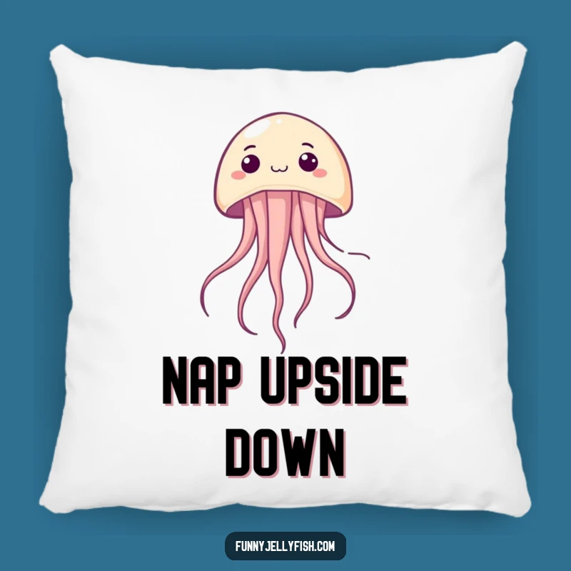Funny Kawaii Jellyfish Upside Down Pillow - Cozy and Cute