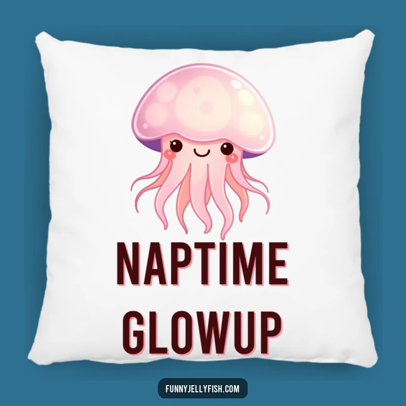 Funny Kawaii Jellyfish Pillow - Soft Glowing Comfort, Hilarious Accent