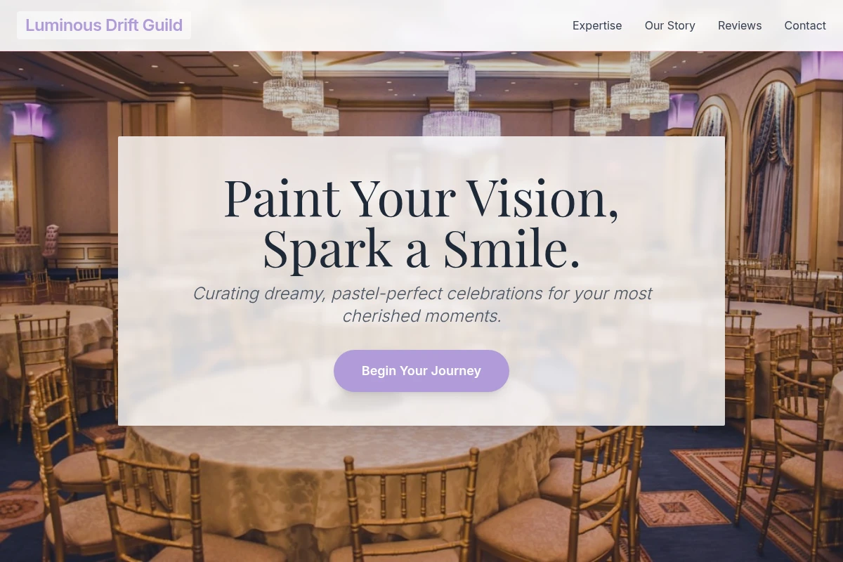 Pastel Event Planning