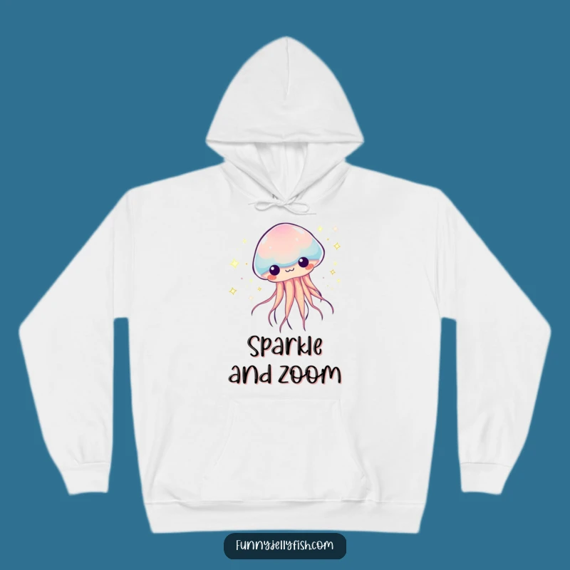 Funny Kawaii Jellyfish Zoom Hoodie - Cozy Speedster