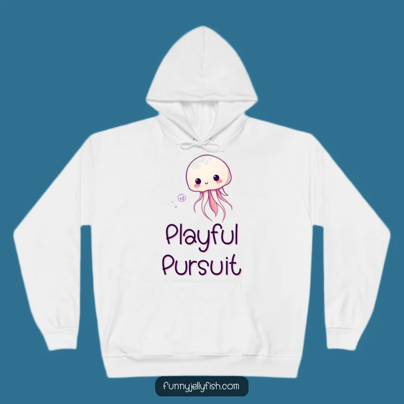 Cozy Funny Kawaii Jellyfish Hoodie: Warm Ocean Vibes and Playful Gift!