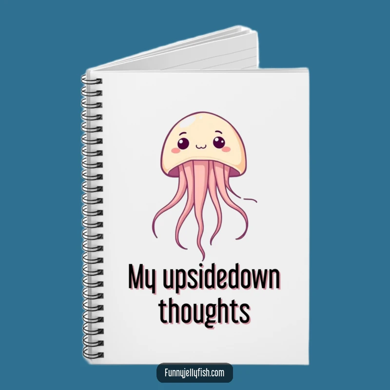Funny Kawaii Jellyfish Upside Down Notebook - Jot Down Surprises