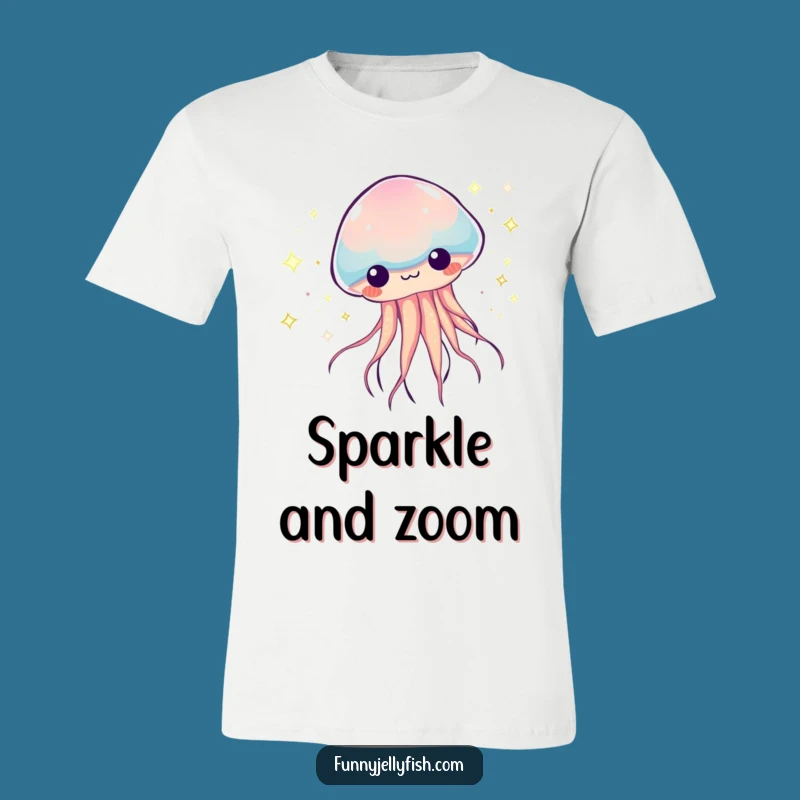Funny Kawaii Jellyfish Zoom T-Shirt - Fast, Fun, and Fabulous!